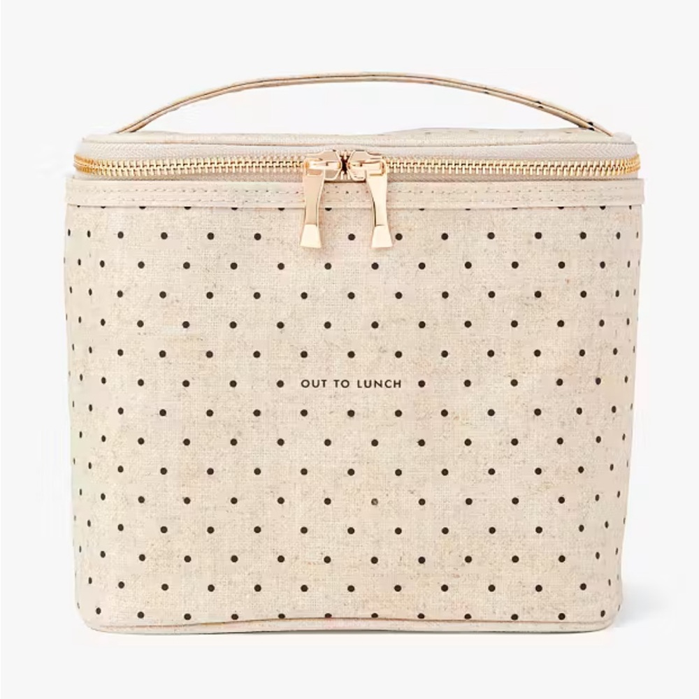 Kate Spade FabFitFun out to Lunch Insulated Polka Deco Dot Tote